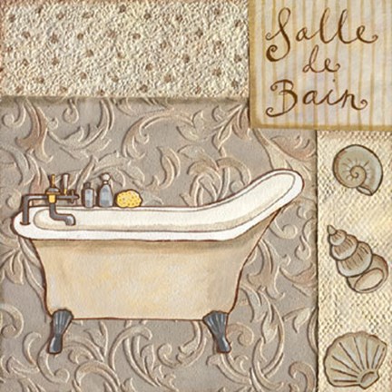 Framed Salle De Bain Print