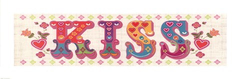 Framed First Kiss Print