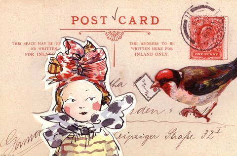 Framed Carte Postal I Print