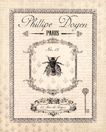 Framed Memories de Paris I Print