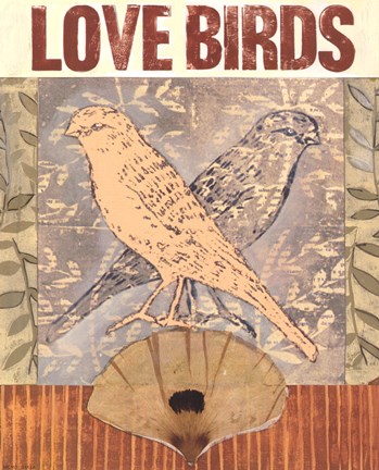 Framed Love Birds I Print