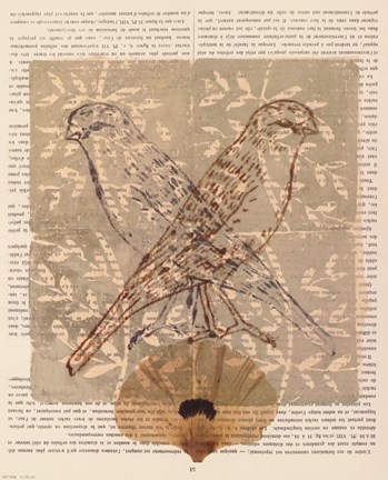 Framed Love Birds II Print
