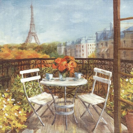 Framed September in Paris Crop Print