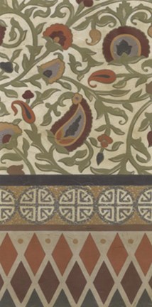 Framed Turkish Garden II Print