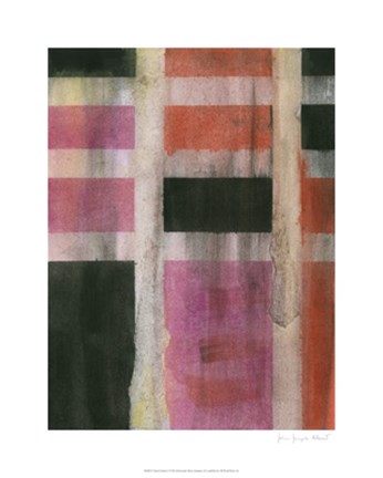 Framed Charred Surfaces I Print