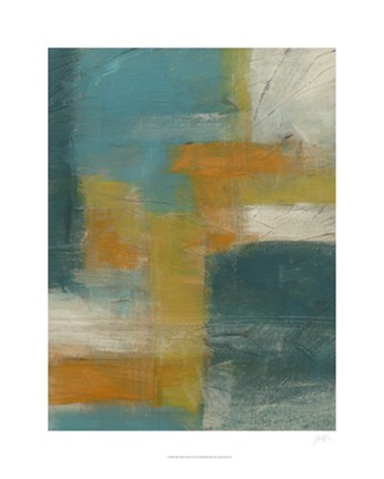 Framed Blues Before Dawn II Print