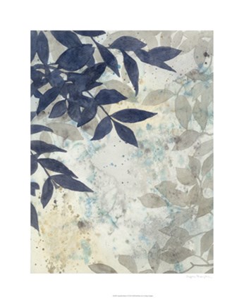 Framed Aquarelle Shadows I Print