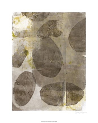 Framed River Rock II Print