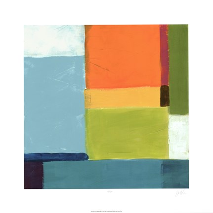 Framed City Square III Print