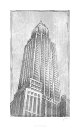 Framed Race to the Sky I Print