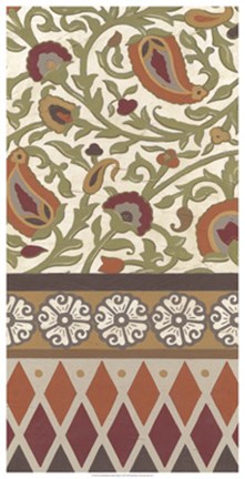 Framed Non-Embellished Turkish Garden I Print