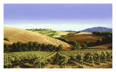 Framed Tuscan Sky Print