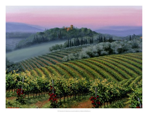Framed Chianti Dusk Print