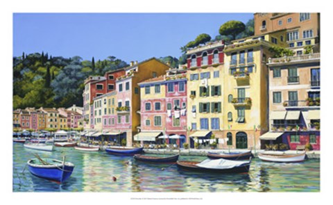 Framed Portofino Print