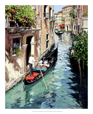 Framed Canal Interno Print
