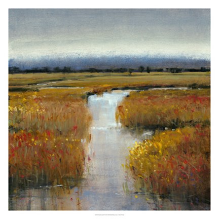 Framed Marsh Land II Print
