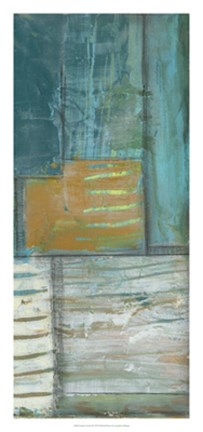 Framed Quadrant Overlay III Print