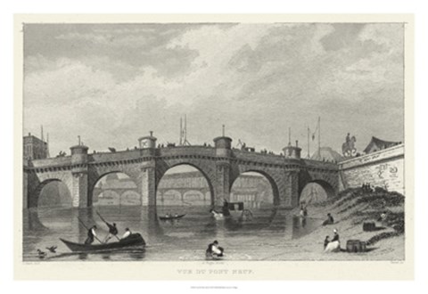 Framed Vue Du Pont Neuf Print