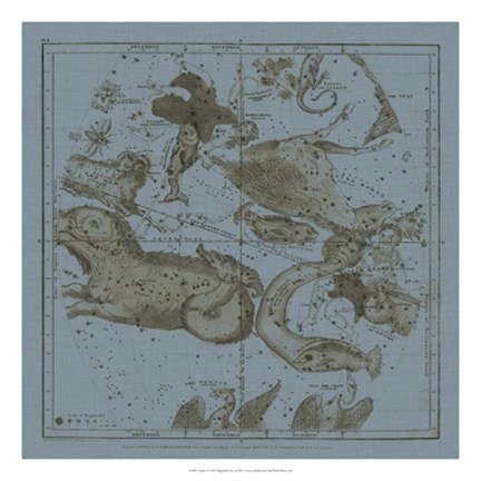 Framed Zodiac I Print