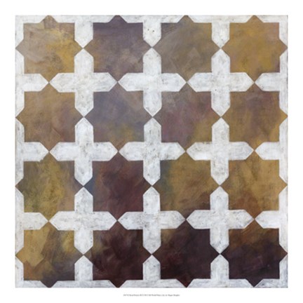 Framed Royal Pattern III Print