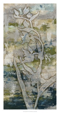 Framed Gossamer Blooms II Print