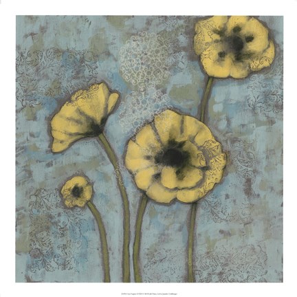 Framed Sun Poppies II Print