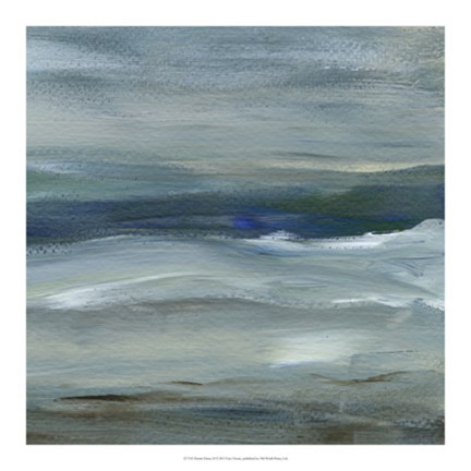 Framed Denim Dance II Print