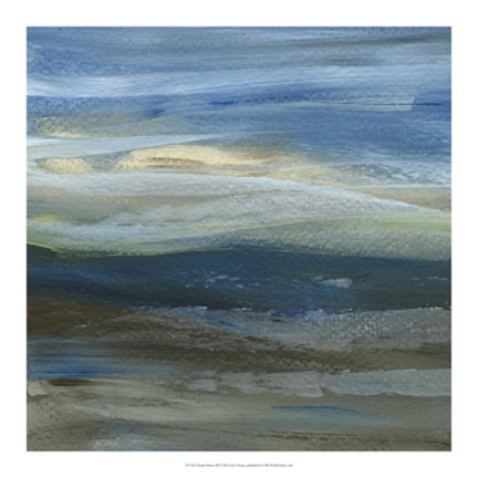 Framed Denim Dance III Print