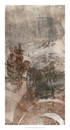 Framed Layered Filigree I Print