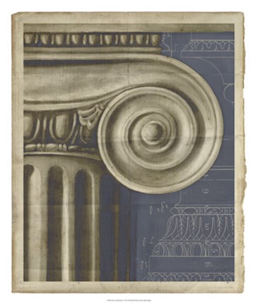 Framed Ionic Architecture I Print