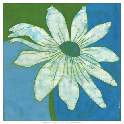 Framed Monterey White Print