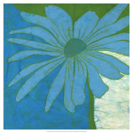 Framed Monterey Blue Print