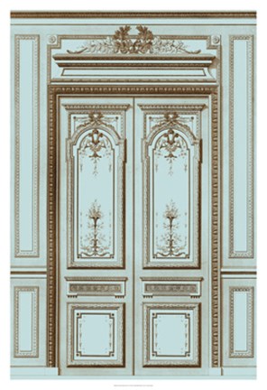 Framed French Salon Doors I Print