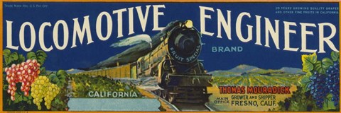 Framed 2-Up Vintage Wine Label IV Print