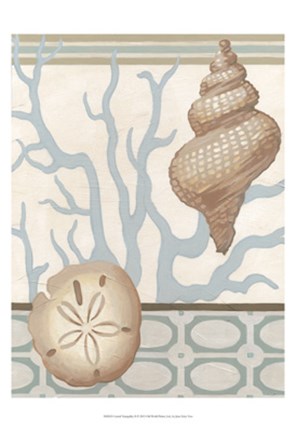 Framed Coastal Tranquility II Print