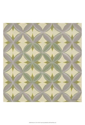 Framed Fleur de Vie Tile I Print