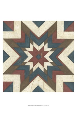 Framed Quilt Motif II Print