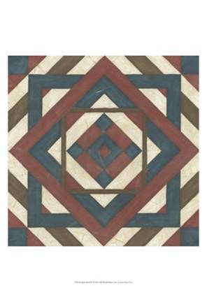 Framed Quilt Motif IV Print