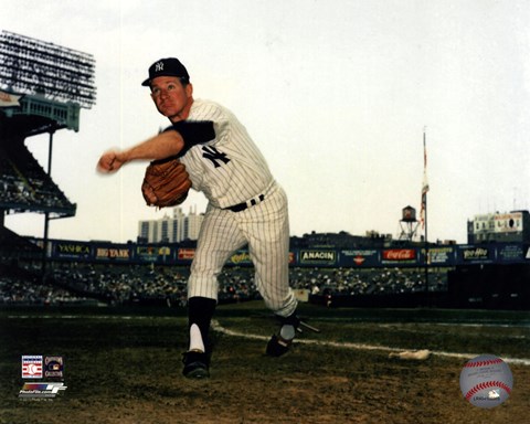 Framed Whitey Ford Posed Print