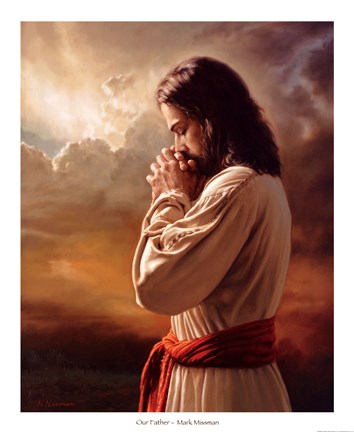 Framed Our Father Print