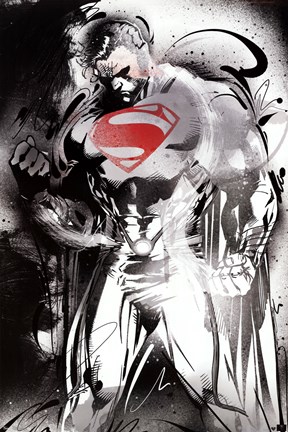 Framed Superman - Man of Steel Print