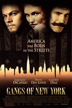Framed Gangs of New York - characters Print