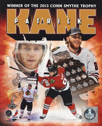 Framed Patrick Kane 2013 NHL Conn Smythe Trophy Winner Portrait Plus Print