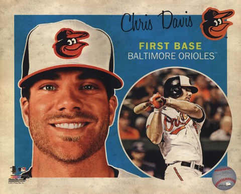 Framed Chris Davis 2013 Studio Plus Print