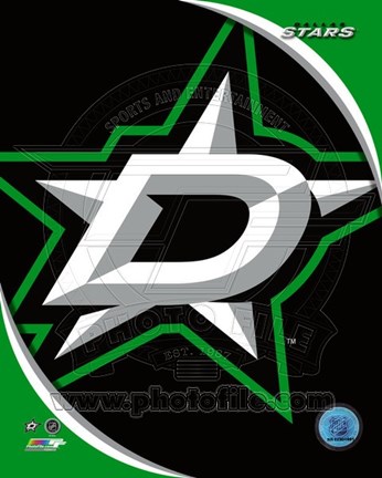 Framed Dallas Stars 2013 Team Logo Print