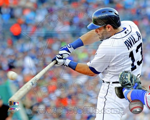 Framed Alex Avila 2013 Detroit Tigers Print