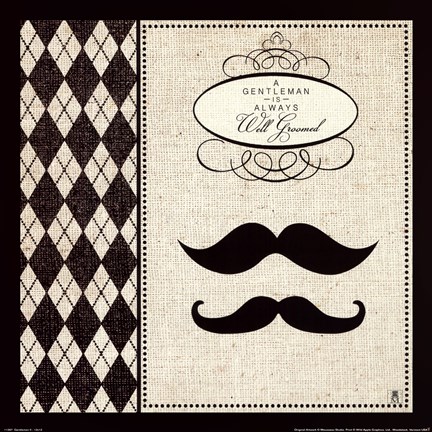 Framed Gentleman II Print