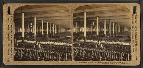 Framed Slubbers, White Oak Cotton Mills. Greensboro, N.C Print