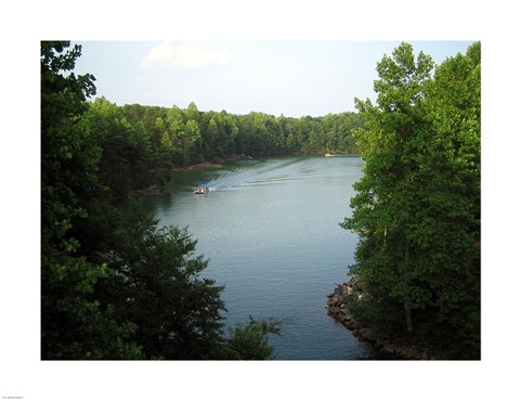 Framed Belews Lake Greensboro, NC Print