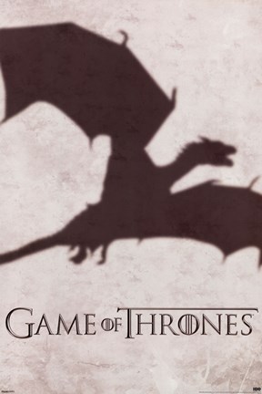 Framed Game of Thrones - Dragon Shadow Print
